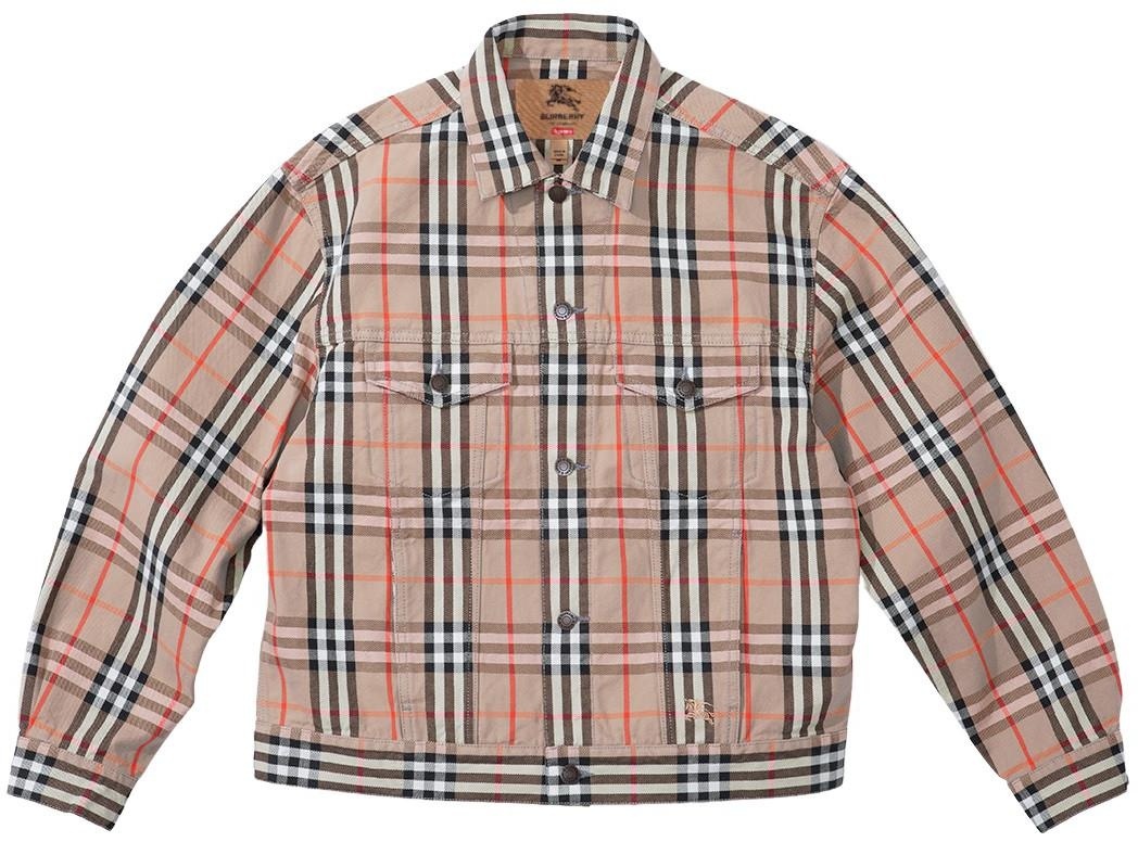Supreme®/Burberry® Denim Trucker Jacket view 16